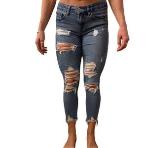 Express Ankle Legging Jean Performance Stretch Sz 2